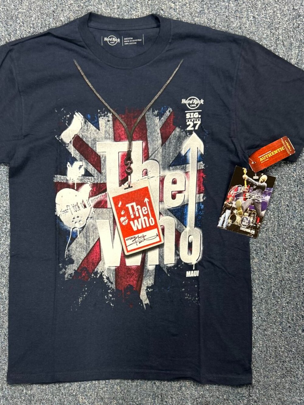 NWT Hard Rock Cafe x The Who Shirt - Signature Series 27